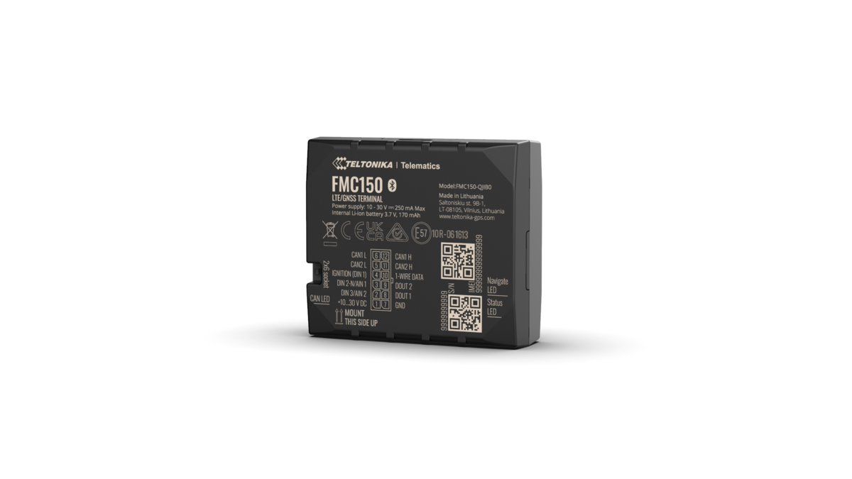 Teltonika FMC150 4G LTE GPS Tracker with CAN Data Processing